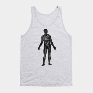 Lymphatic and Circulatory System - Vintage Anatomy Tank Top